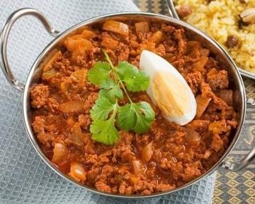 キーマ玉子カレー Egg Keema Curry