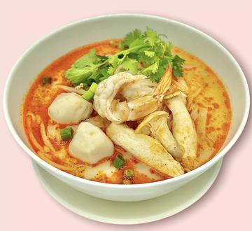 トムヤムクンラーメン / Thai Tom-Yum Noodles Soup