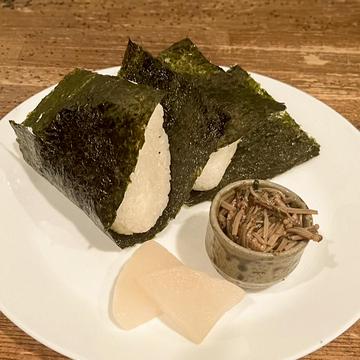 茶葉とじゃこの佃煮のおにぎり
