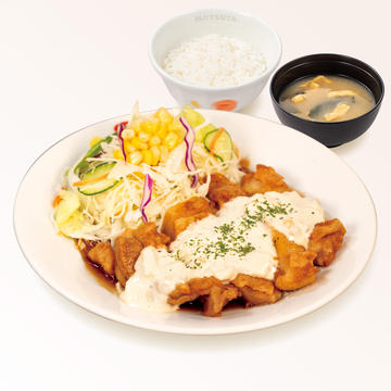チキン南蛮定食(味噌汁付)