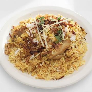 シーフードビリヤニ・ライタ(Seafood Biryani・Raita)