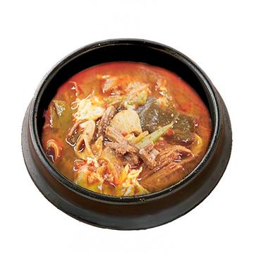 ユッケジャン(韓国惣菜3品、ご飯大盛り無料)