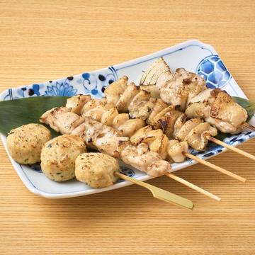 おまかせ焼鳥5本盛り(塩)