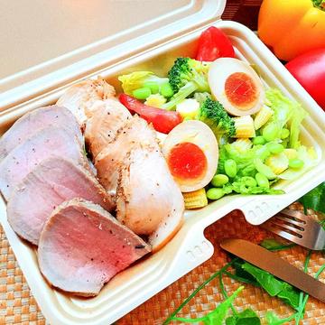 お肉2種のハイファイバーサラダセット