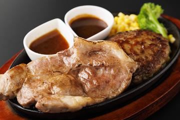 村山ハンバーグとポークステーキのコンビ(単品)