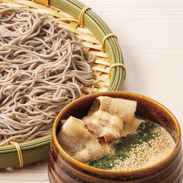 豚しゃぶとろろざるそば(冷つゆ)