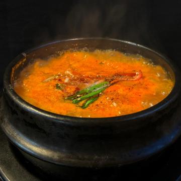 【ディナータイム】海鮮スンドゥブ定食 たまご入り！
