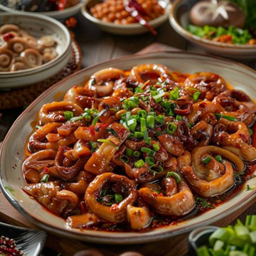 ピリ香辣肥腸(麻辣中華豚ホルモン) pork intestine