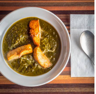 ほうれん草とカテージチーズのカレー Palak Paneer