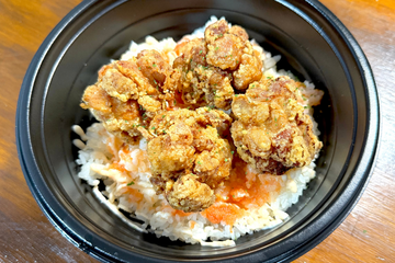 ● 明太マヨ唐揚げ丼 4個入り
