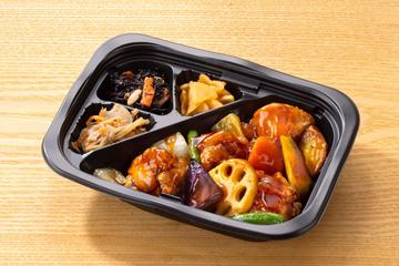 鶏と野菜の黒酢あん単品