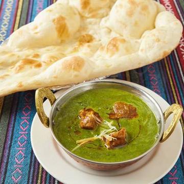 マトンホウレンソウカレーセット Mutton ＆ Spinach Curry Set