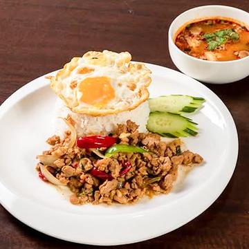 ガパオライス+ミニトムヤムクンセット