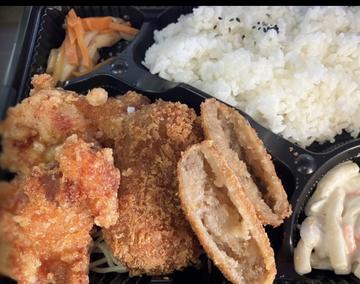 コロッケ2種＆唐揚げ弁当