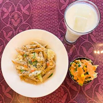 チキンと野菜のクリームペンネパスタセット(cream pasta set)