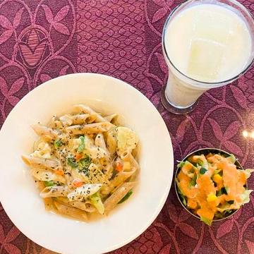 チキンと野菜のクリームペンネパスタセット(cream pasta set)