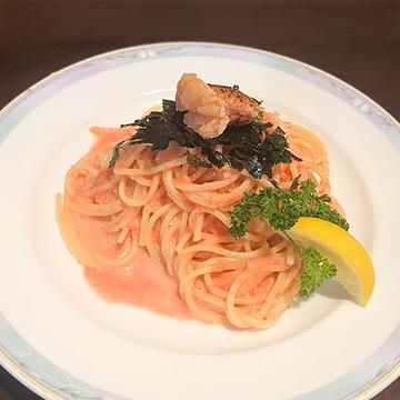 明太子クリームパスタ