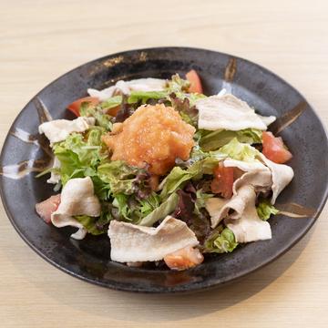 豚しゃぶと明太おろしのサラダ