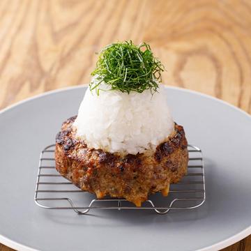 お肉ダブル！！鬼おろポンバーク弁当