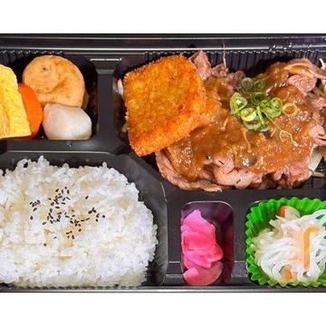 黒毛和牛薄切りステーキ 和風ソース