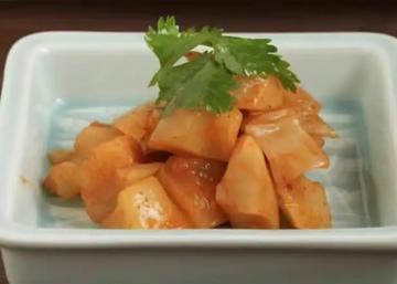大根の漬物