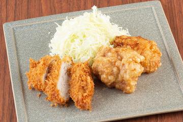 熟成重ねかつSサイズ＆鶏の唐揚げ2個弁当