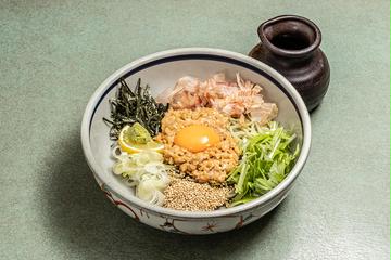 冷やし納豆そば