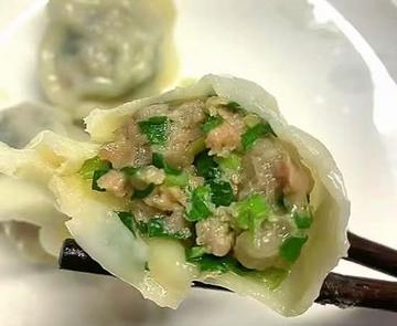 800-自家製 山東有名 手作り 豚ニラ 水餃子(8個)