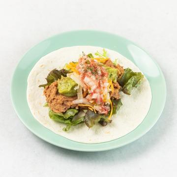 ビーンズ＆ワカモレのタコス 2個 Beans ＆ Guacamole Tacos 2p