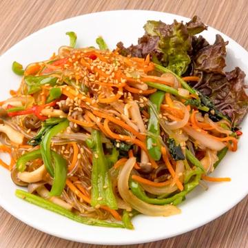 【一品人気No.2】チャプチェ(韓国はるさめ) Japchae (Korean Glass Noodles)