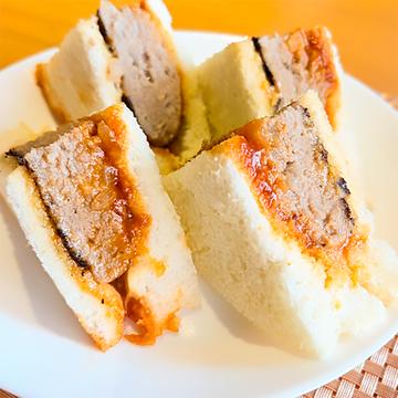 ハンバーグトーストサンドウィッチ