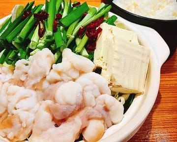 国産もつ鍋1人前+ご飯セット(醤油)