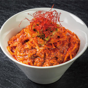汁なし激辛担々麺  Very spicy Soupless  Dandan noodles