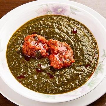 ほうれん草マトンカレー Spinach and Mutton Curry