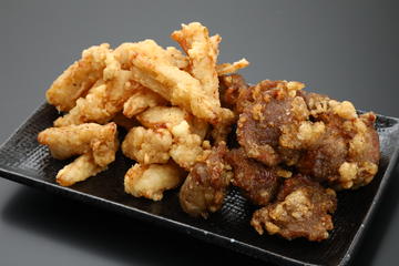砂肝&ヤゲン軟骨のハーフ&ハーフ