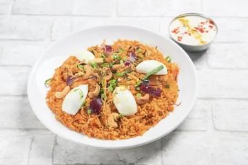 スペシャル ミックス マトンビリヤニ ( With Raita ライタ付き )  Sp Mix Mutton Biryani