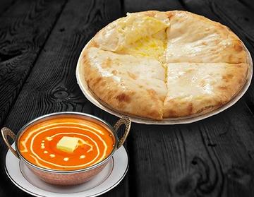 バターチキン＆チーズナンセットButter chicken ＆ Cheese Naan Set