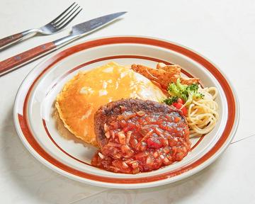 オムライス&ハンバーグ