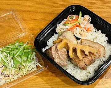控肉飯 豚の角煮定食 Soy-Stewed Pork Set Meal