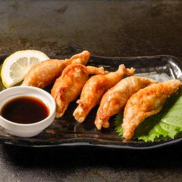鶏皮餃子