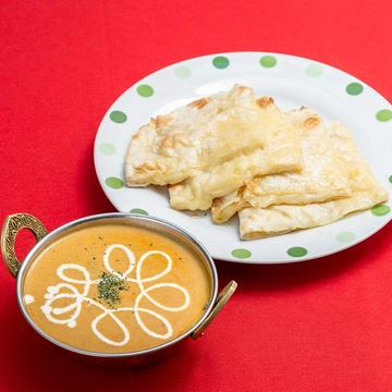 カレーとチーズナンセット-Curry-＆-Nan_
