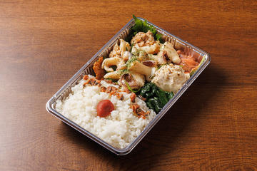 へしこゲソバター弁当