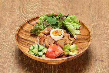 タコライス風チャーシューサラダプレート