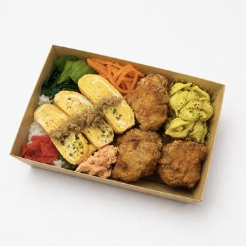 だし巻き玉子と唐揚げ弁当