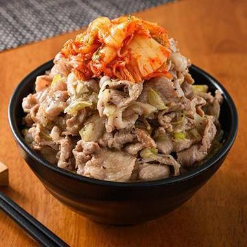 秘伝の極旨塩ダレにんにくキムチ豚丼(豚肉400g)
