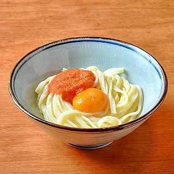 明太子釜玉うどん