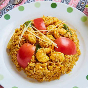 海老ビリヤニ Prawn Biryani