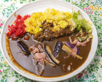 なすベーコンカレー