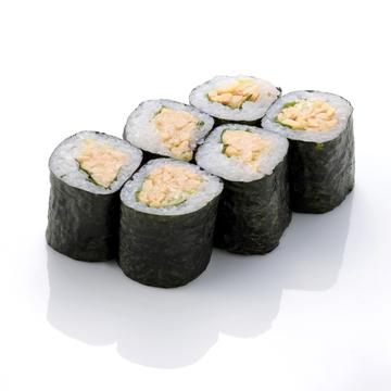 納豆巻き(1本)Natto Soybean Rolled Sushi (1 roll)
