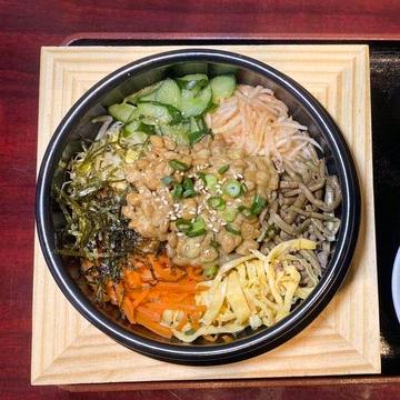 納豆ビビンバ丼 Natto Bibimbap Rice Bowl